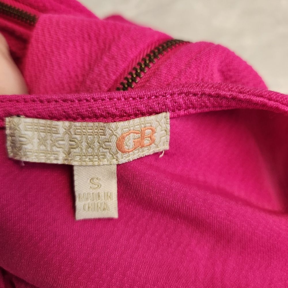 GB Gianni Bini Magenta Hot Pink Sleeveless Fit & Flare Skater Dress Sz S - Picture 6 of 10